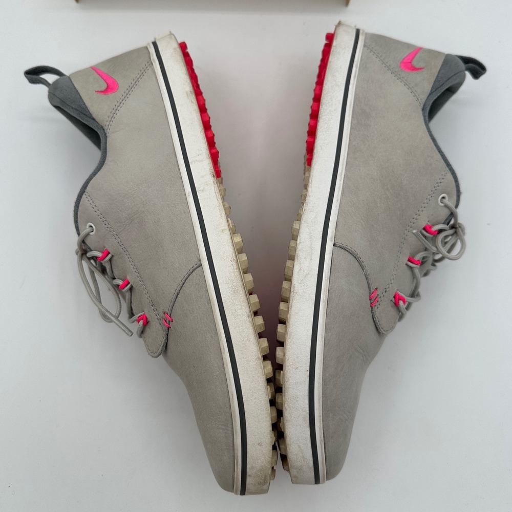 NIKE Women's Lunar Adapt Golf Shoes Pure Platinum/Hyper Pink Grey/Pink | 8 - Picture 7 of 11